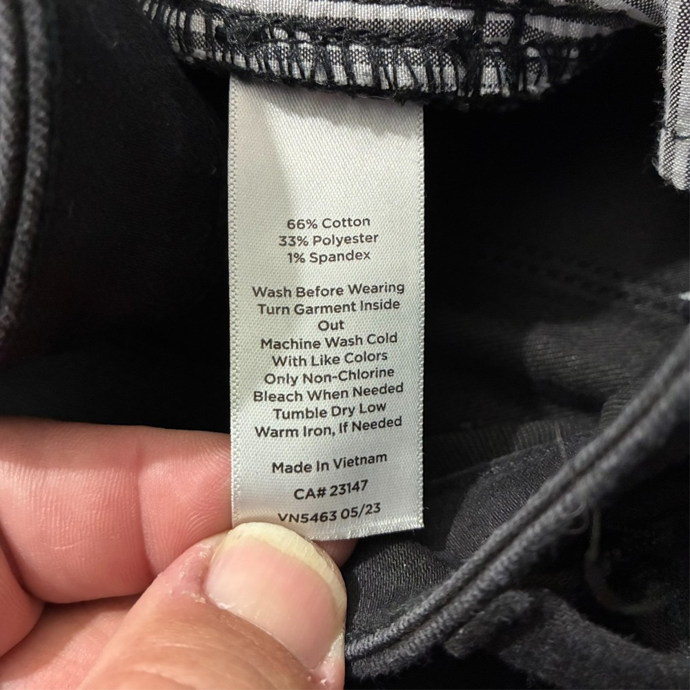 Talbots Womens Jeggings Size 12P Black Skinny Stretch Casual Mid Rise - Picture 7 of 9